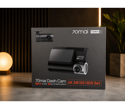 70mai A810S 4K avtomobil videoregistratoru + RC22 arxa kamera