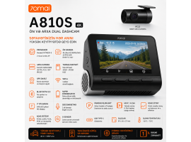 70mai A810S 4K avtomobil videoregistratoru + RC22 arxa kamera