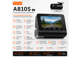 70mai A810S 4K avtomobil videoregistratoru + RC22 arxa kamera