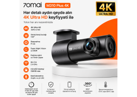 70mai M310 Plus 4K Avtomobil Videoqeydiyyatçısı